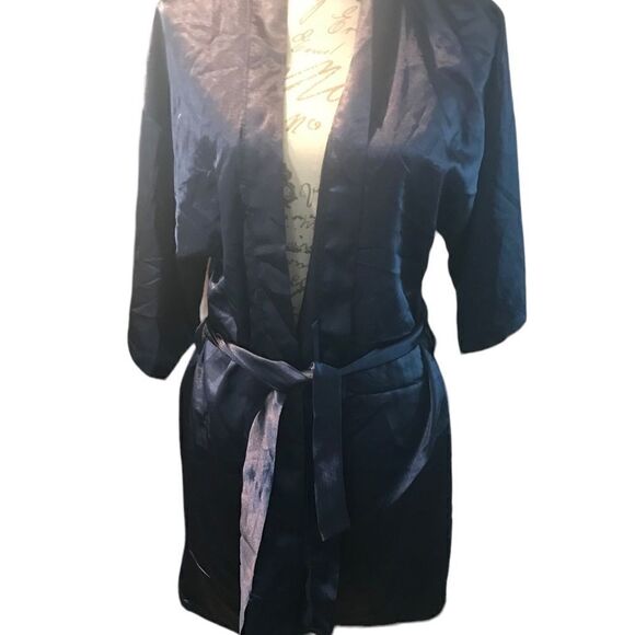 Maid Of Honor House Coat Belted Size Large - Picture 4 of 11
